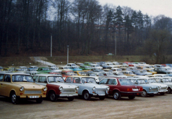 There was waiting list of many years for East Germans to purchase a Trabant
