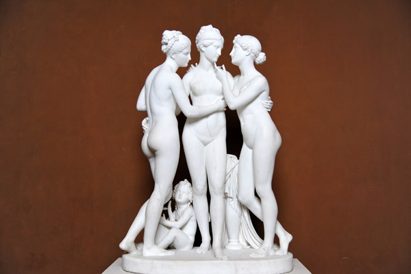 The Three Graces and Cupid - Gratierne Og Amor (A894)