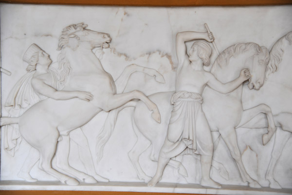 The Alexander Frieze - Babylonians bringing gifts of horses