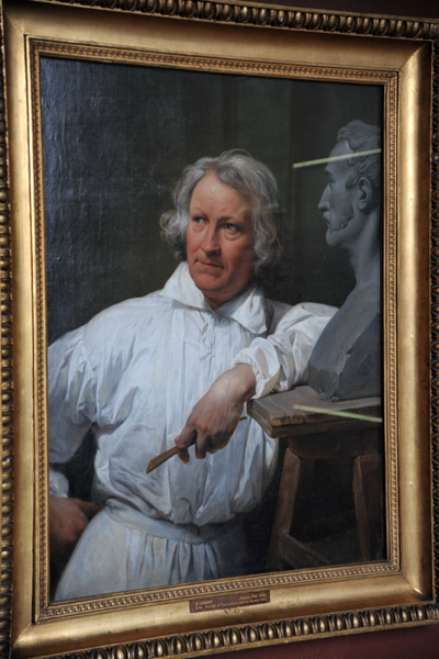 Portrait of Thorvaldsen by H. Vernet, 1835
