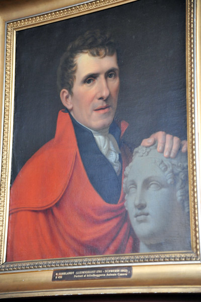 Portrait of Antonio Canova by R. Suhrlandt