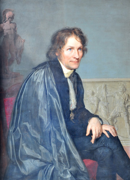 Portrait of Thorvaldsen by Chr. Vogel von Vogelstein, 1814