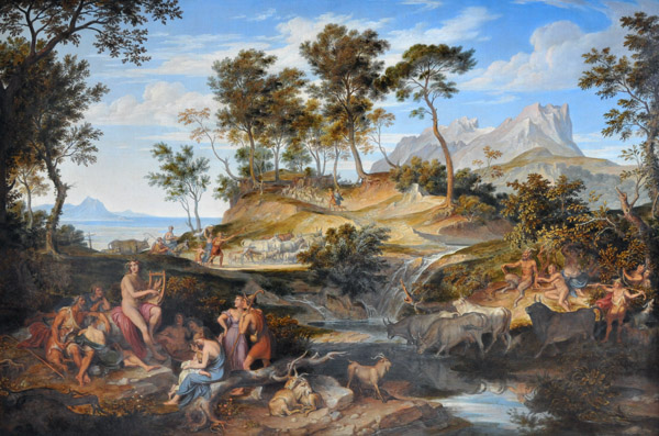 Apollo among the Thessalian shepherds, 1834-1835, J.A. Koch 