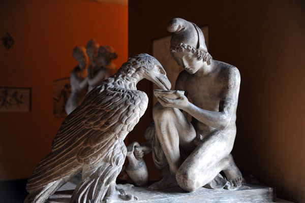 Cast of Ganymedes with Zeus in the form of an Eagle