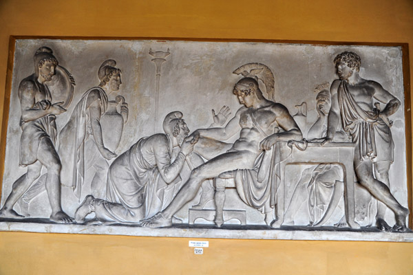 Cast of the frieze Priam Pleads with Achilles for Hector's Body (A492)