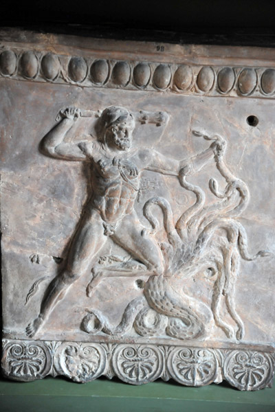 Ancient Relief - Hercules and the Lernaen Hydra