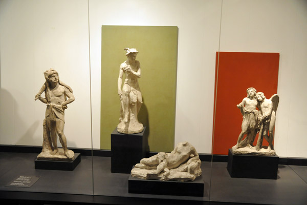 Small scale models of some of Thorvaldsen's works