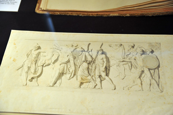 Thorvaldsen's drawings for the Alexander Frieze, commissioned for the  Palazzo del Quirinale on Napoleon's visit to Rome