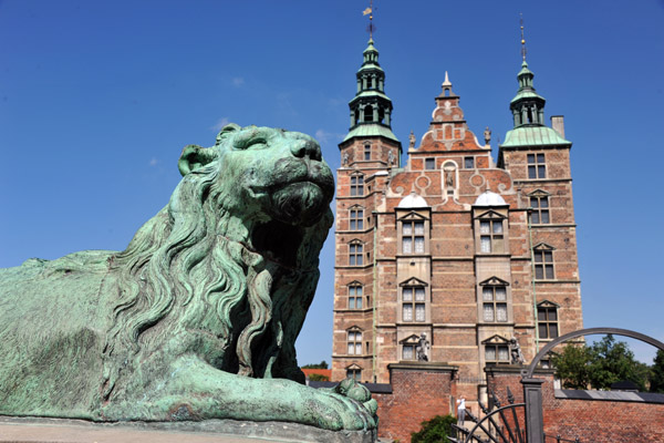 Lion guarding the bridge to Rosenborg Castle