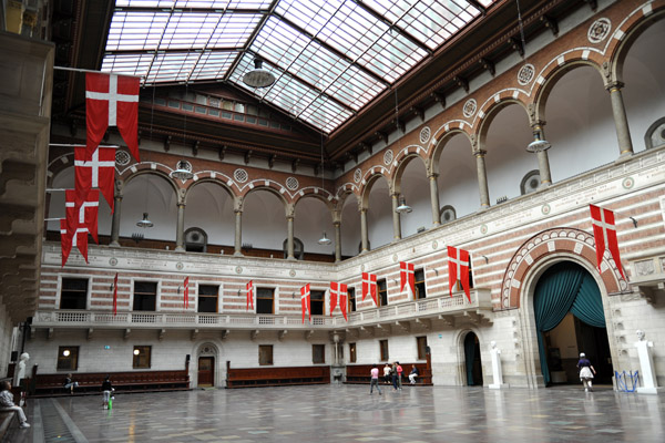 The covered courtyard, Copenhagen City Hall