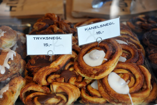 Danish bakery, Christianshavn - Tryksnegl & Kanelsnegl