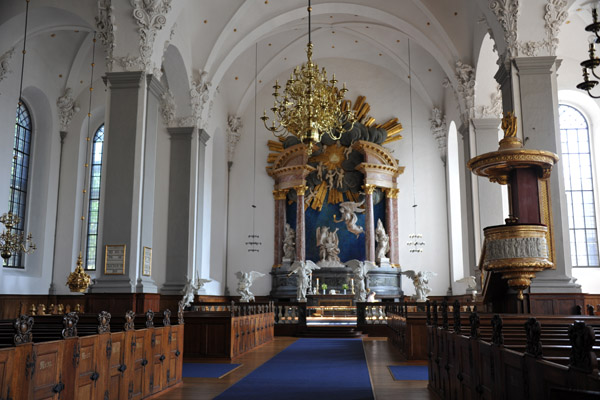 Interior of the Vor Frelsers Kirke