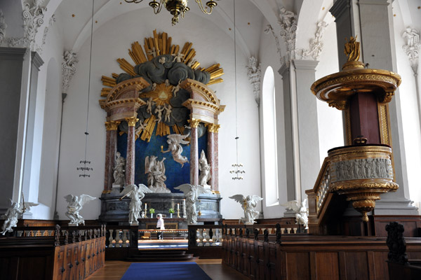 Interior of the Vor Frelsers Kirke