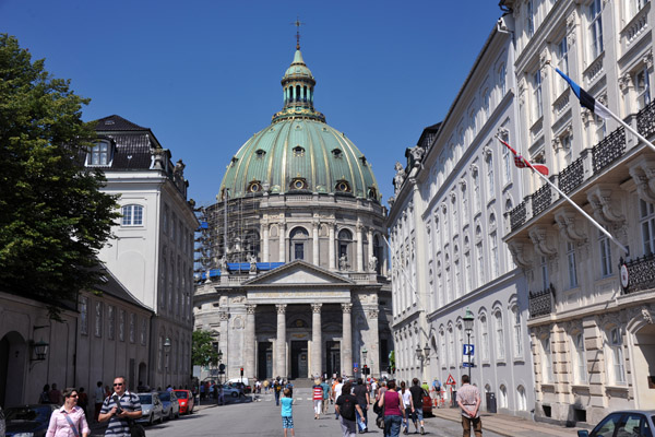 Marmorkirken from the Amalienborg