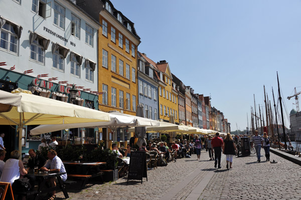 Nyhavn - the canal was originally built 1670-73