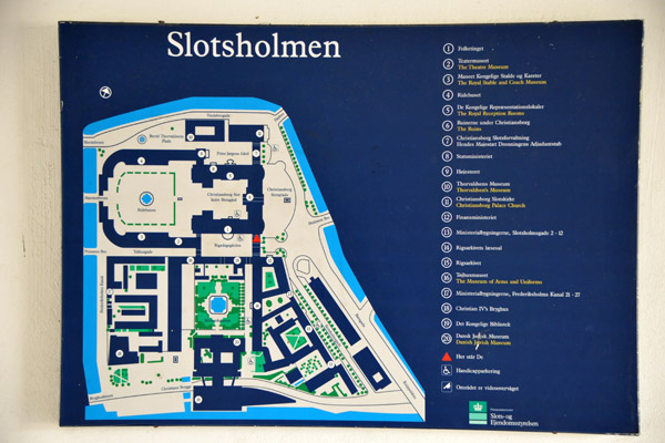 Map of Slotsholmen