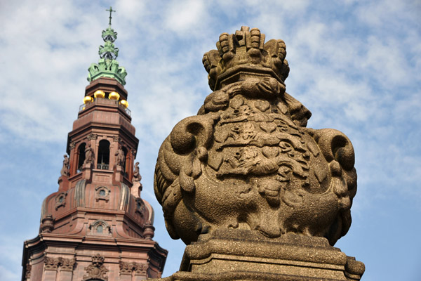 Christiansborg - Danish Royal Coat-of-Arms