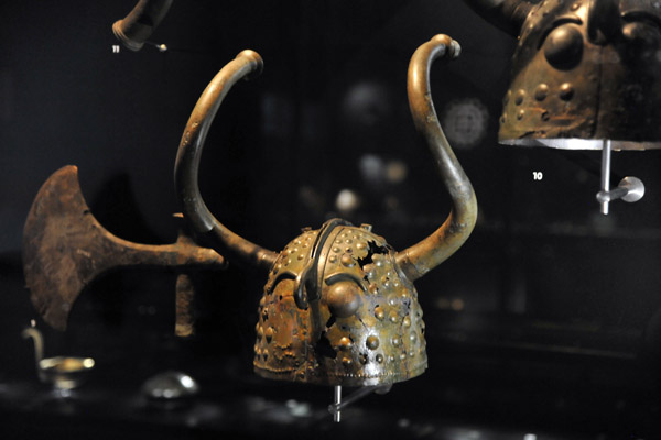 Horned helmets ca 900 BC - found in a northern Zealand bog