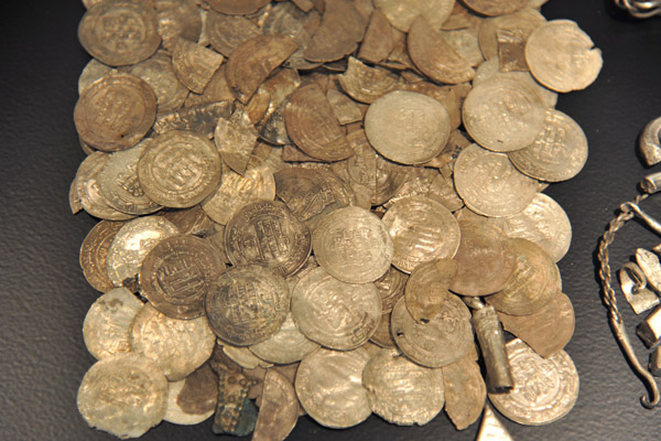 Horde of Islamic silver coins from Terslev, Zealand, 10th C. AD