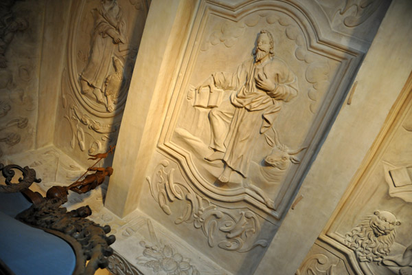 Stucco ceiling from the house of Jacob Bastian, Christanhavn, ca 1640