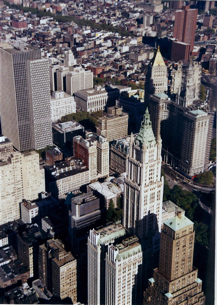 The Woolworth Building from the World Trade Center