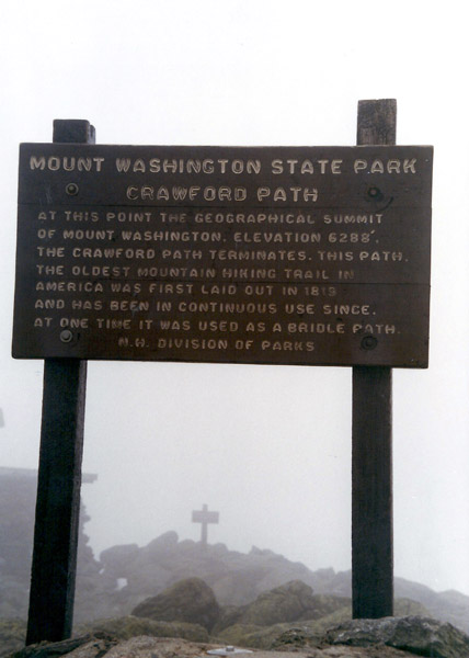 Summit of Mt. Washington - Crawford Path