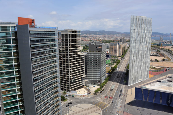 View from the AC Barcelona Hotel Forum