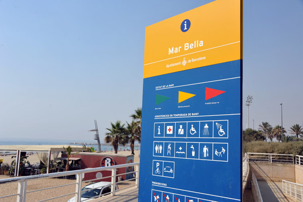 Platja de Mar Bella - Barcelonas nude beach
