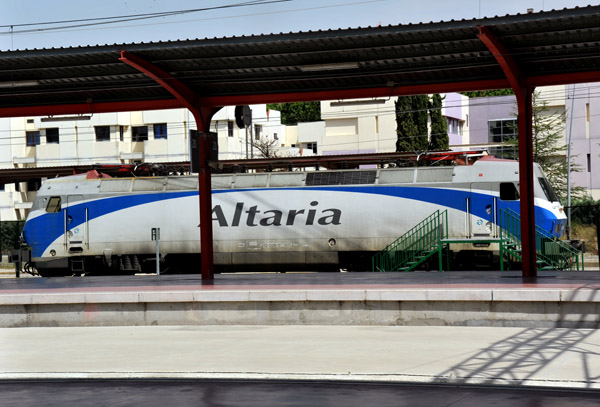 Altaria locomotive at Madrid Chamartn for long distance trains