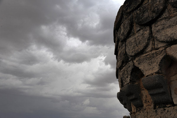 Dark clouds from the top of the Torre de Juan II, Alczar