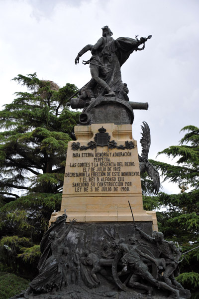 Monument erected by Alfonso XIII in 1908