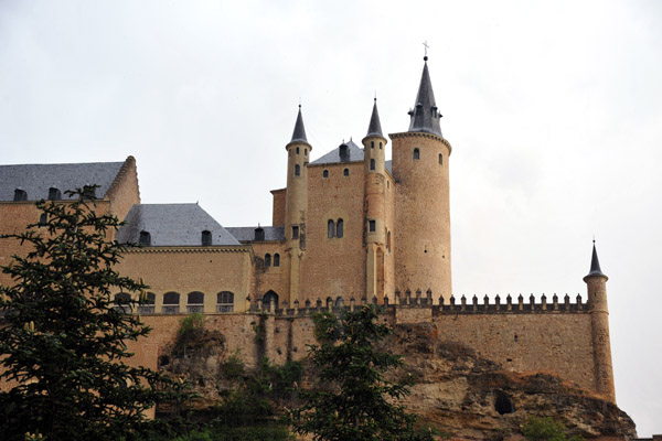 View from the north, Alcazar of Segovia