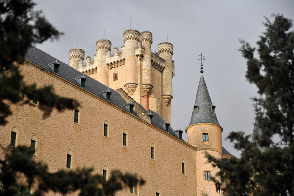 South face of the Alczar of Segovia 