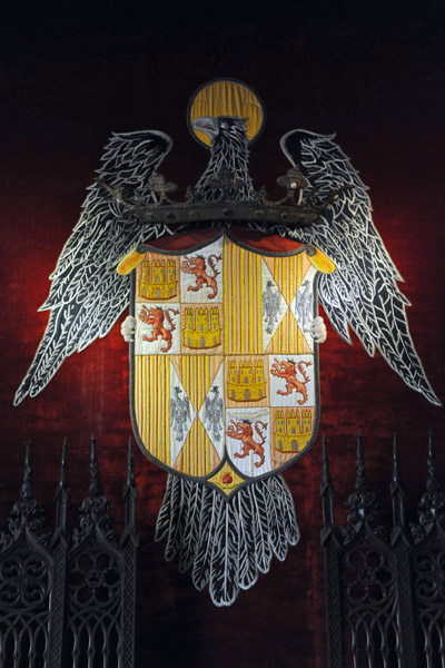 Embroidered Coat-of-Arms of Ferdinand II of Aragon and Isabella I of Castile