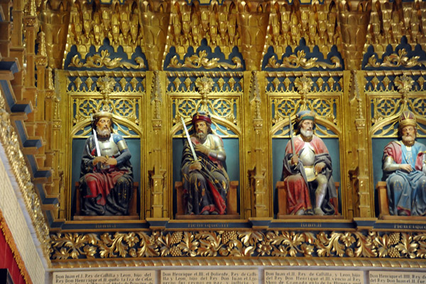 Sala de Reyes - Juan I, Henrique III, Juan II, Henrique IV