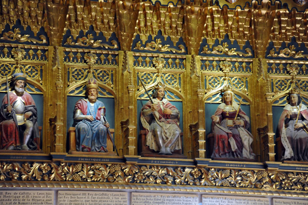 Sala de Reyes - Henrique IV, Fernando V, Isabella I, Juana VII