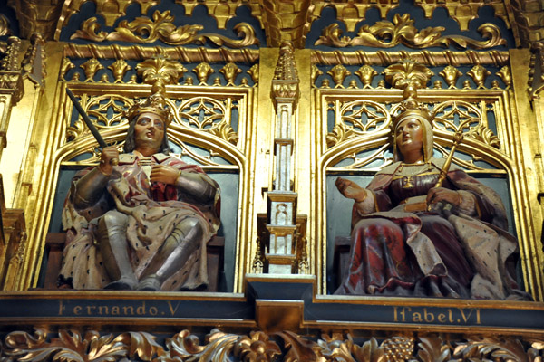 The famous couple, Ferdinand and Isabella, who reigned over Spain's Golden Age which started in 1492