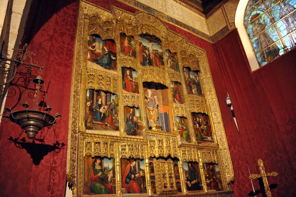 The Chapel of the Alcazar of Segovia where Felipe II married Anne of Austria