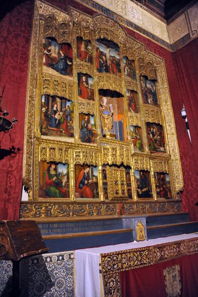 16th C. altar of the Alcazar Chapel