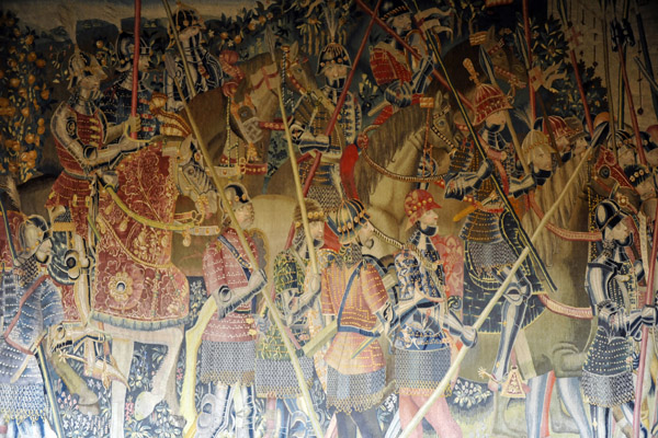 Tapestry of the Battle of Arcila - Sala del Cordn