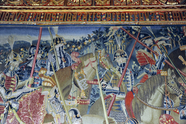 Tapestry of the Battle of Arcila - Sala del Cordn