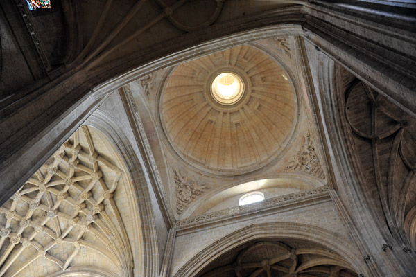 Beneath the main dome of Segovia Cathedral