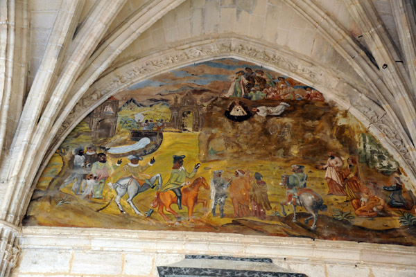 Mural in the cloister, Segovia Cathedral
