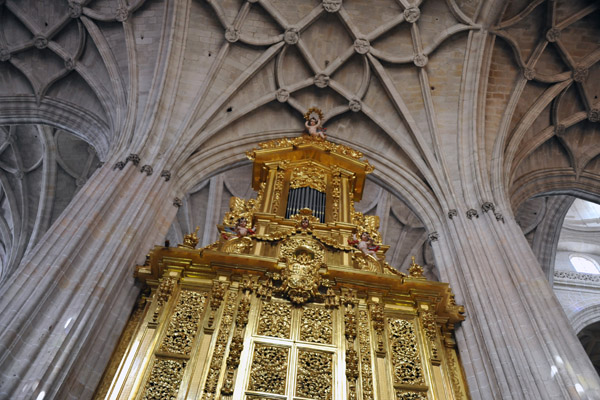 Part of the organ of Segovia Cathedral