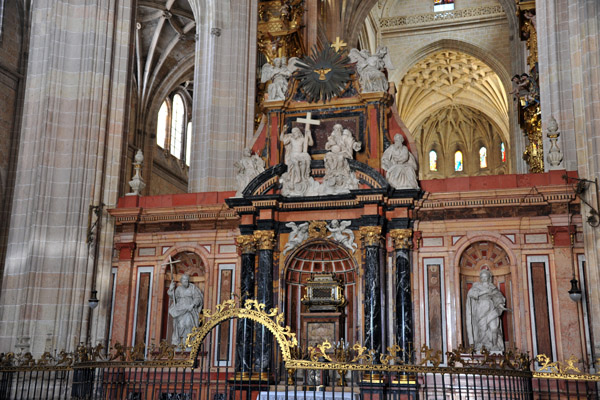Altar forming the rear of the choir facing the main entrance