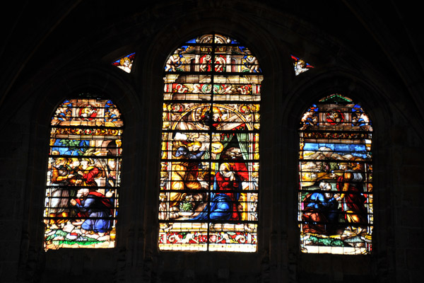 Stained glass windows, Segovia Cathedral