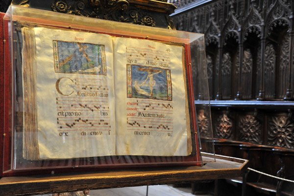 Hymnal, Segovia Cathedral - choir