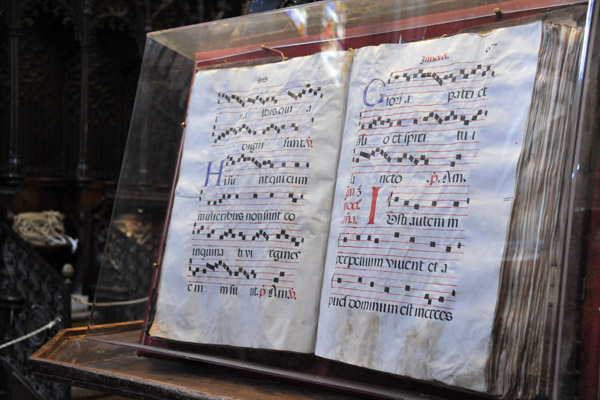 Hymnal, Segovia Cathedral - choir
