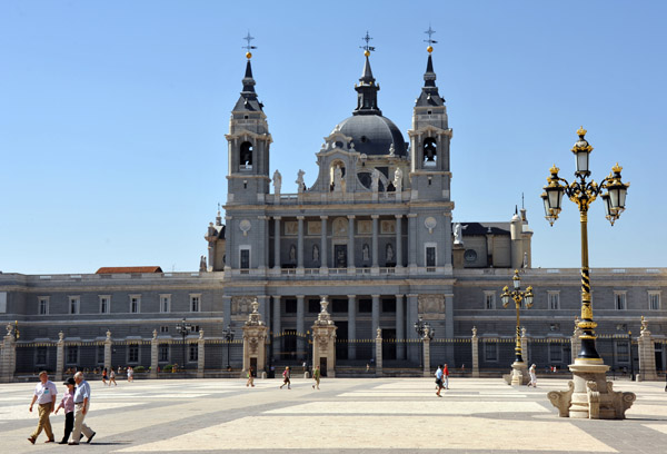 Almudena Cathedral from the north
