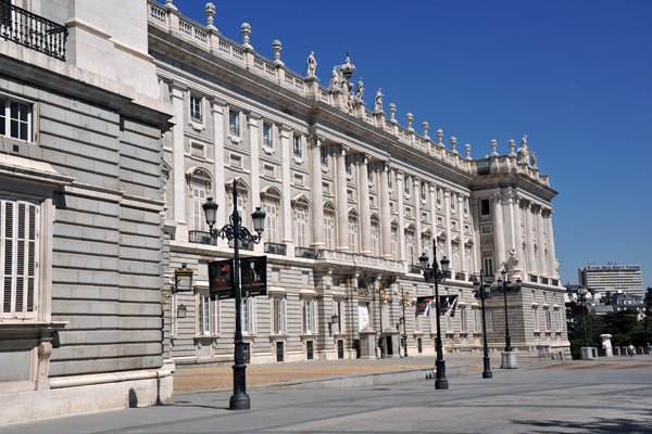 East faade, Palacio Real de Madrid